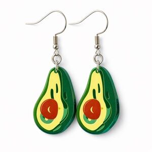 Avocado Dangle Earrings NWT‎